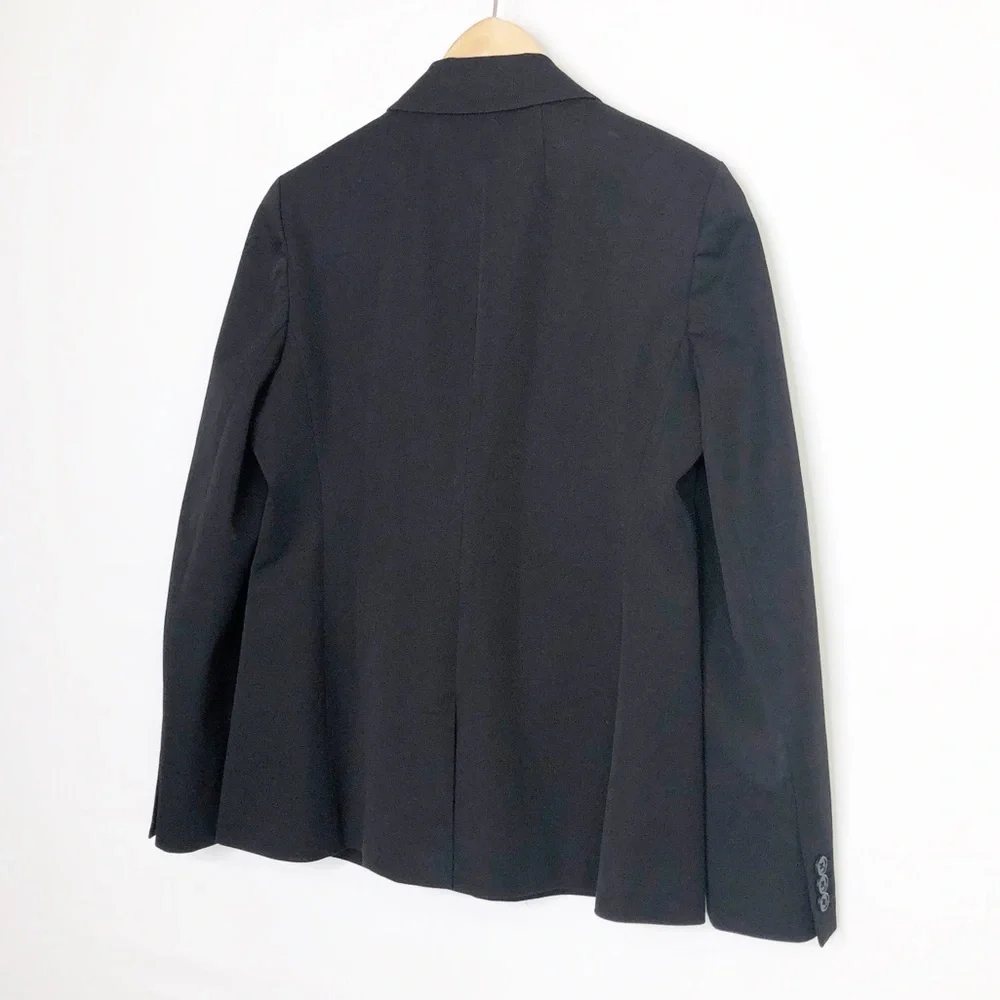 J.Crew BI Stretch black, one button closure blazer